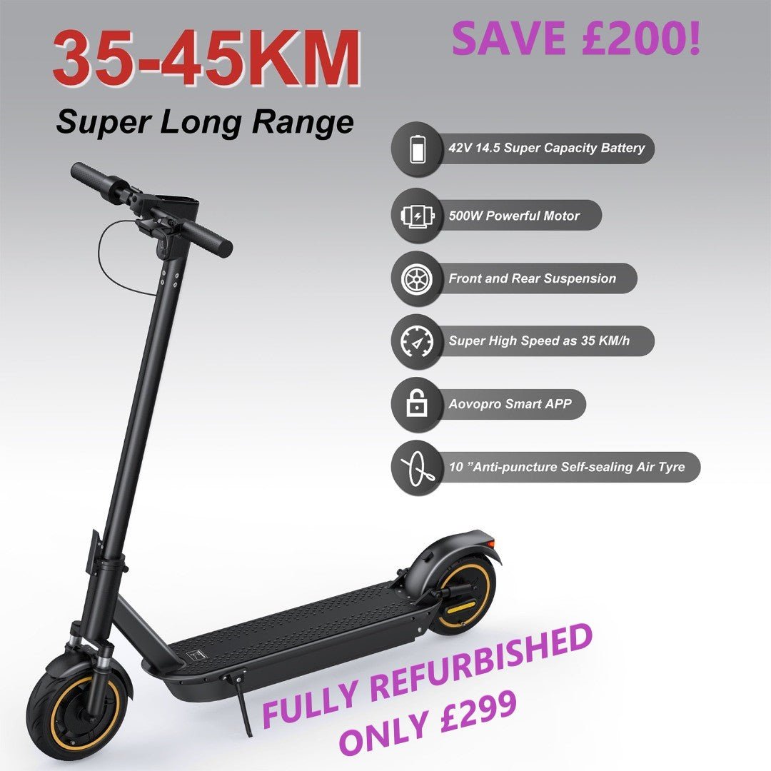 REFURBISHED AOVO ESMAX "A" GRADE - Hookies Scooters