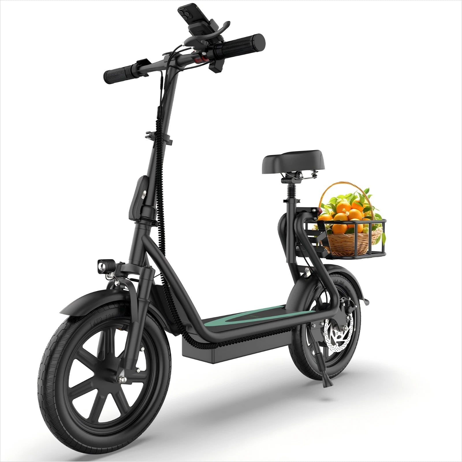 AOVOPRO ESBSPRO Electric Scooter with Seat, Foldable 500W 22.5Ah Battery 22mph