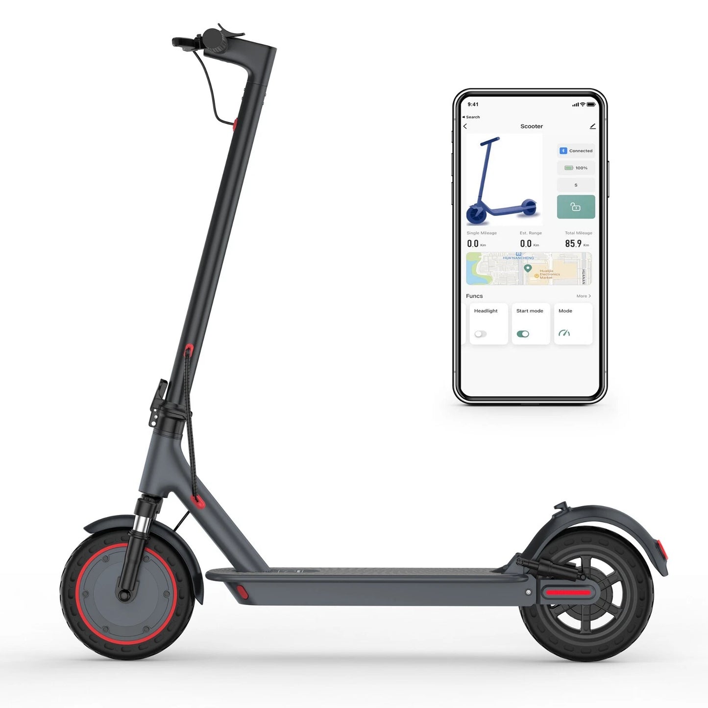 AOVOPRO TMAX 500W 10inch Foldable Electric Scooter, 22MPH