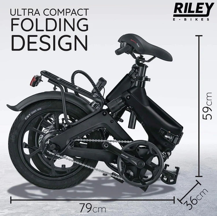 RILEY RB1 E-Bike 250W Compact Folding Electric Bike